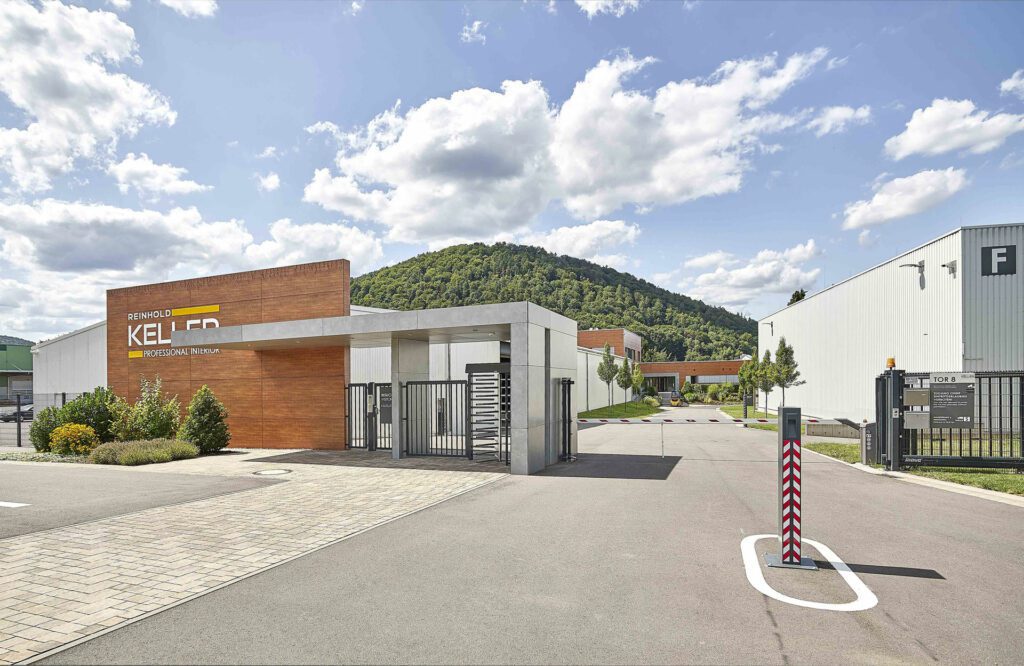 Eingang Hauptsitz Kleinheubach REINHOLD KELLER Group