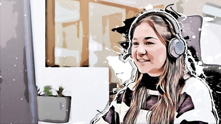 Anna, Ausbildung Industriekauffrau bei REINHOLD KELLER, Cartoon Effekt