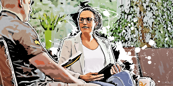 Verena, Ausbilderin bei REINHOLD KELLER, Cartoon Effekt