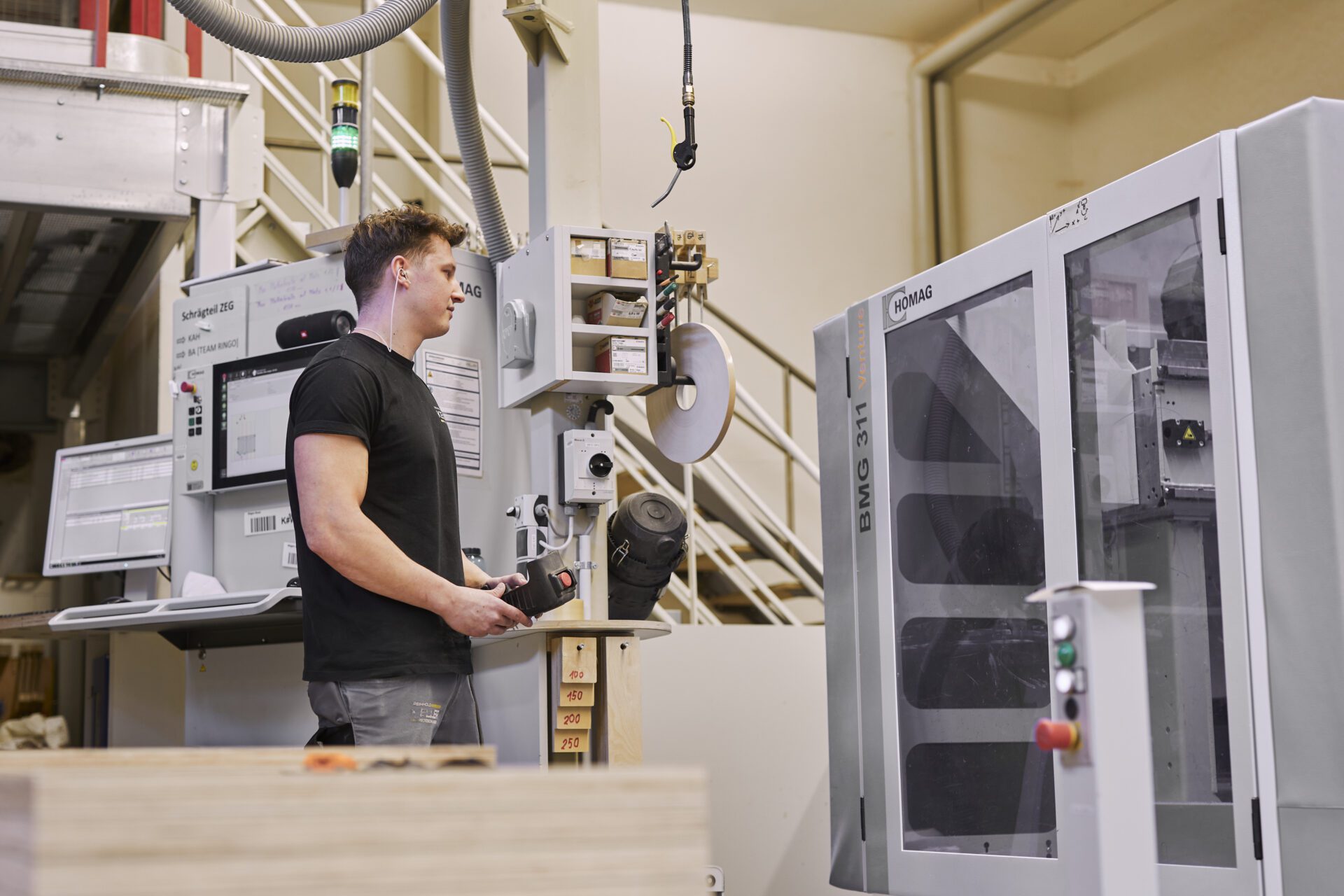 Production machine room, REINHOLD KELLER