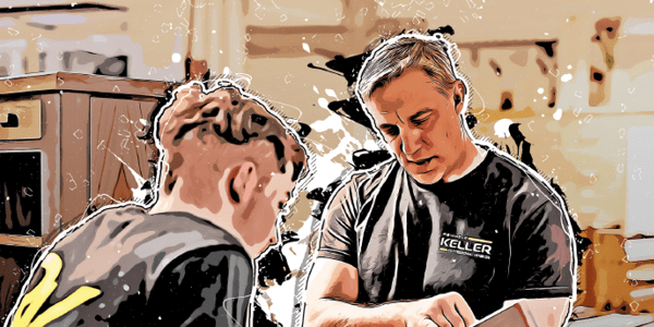 Todd, Ausbilder bei REINHOLD KELLER, Cartoon Effekt