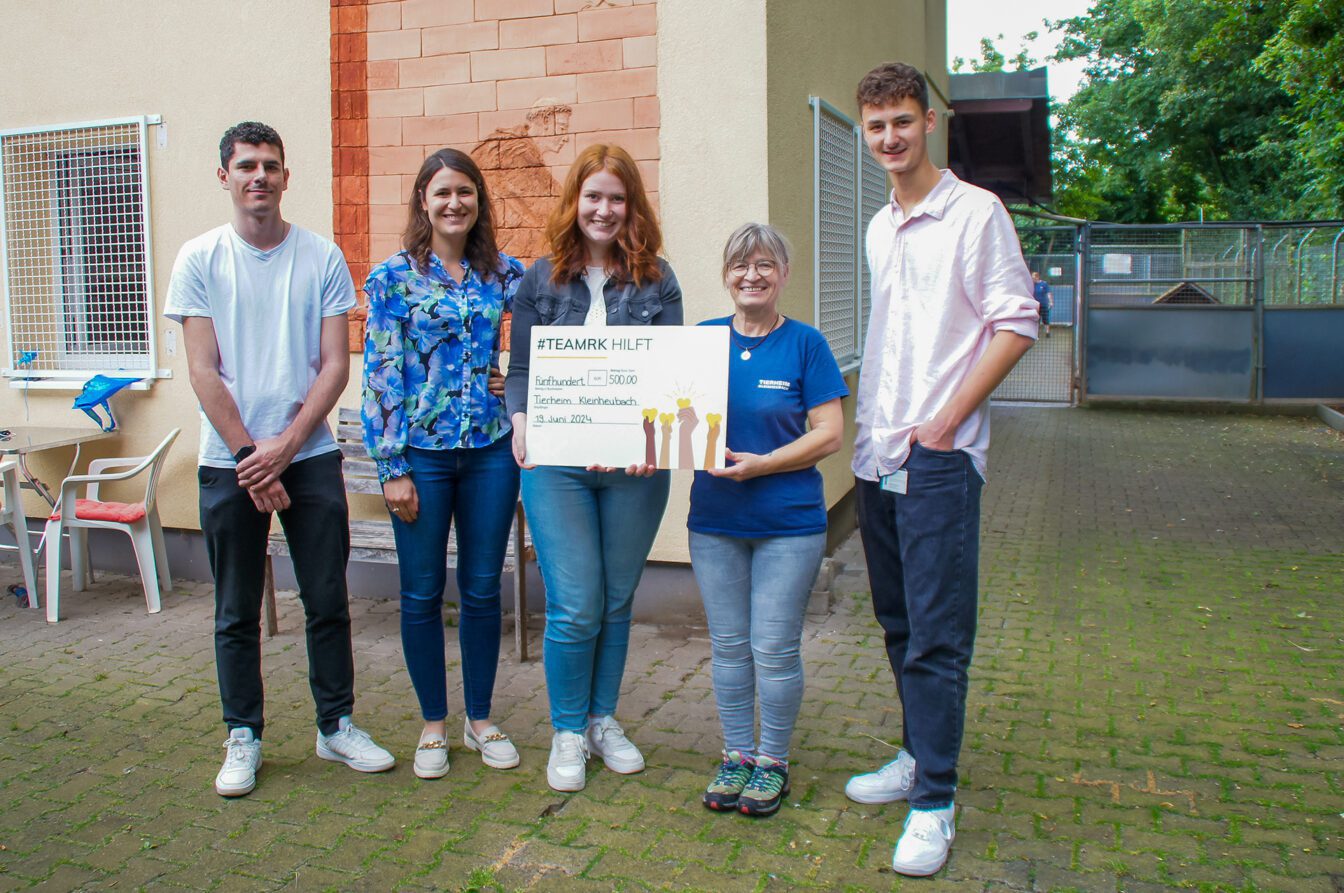 Animal shelter Kleinheubach, donation handover #TEAMRK