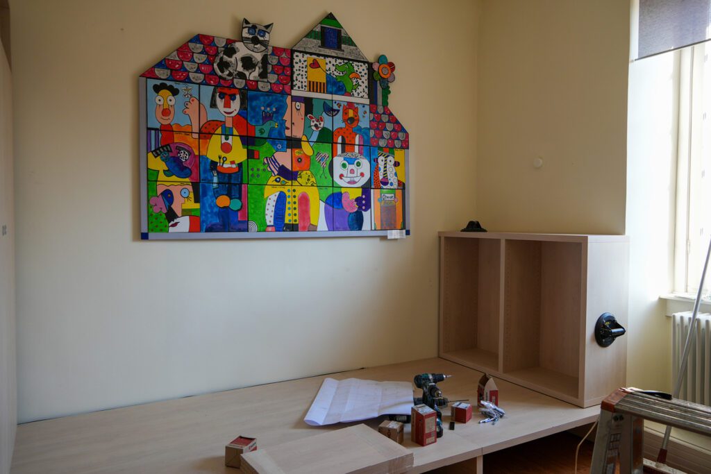 Ambulanter Kinderhospizdienst Miltenberg, Montage Podest, REINHOLD KELLER Group