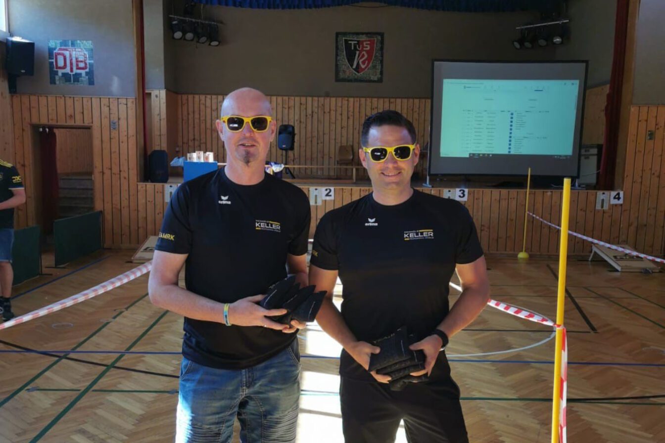 Cornhole Tournament in Röllfeld, Peter and Christoph, REINHOLD KELLER Group